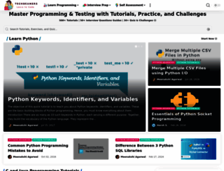techbeamers.com screenshot