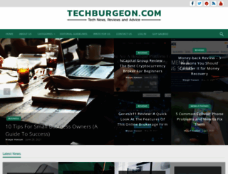 techburgeon.com screenshot
