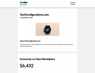 techconfigurations.com screenshot