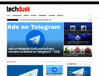 techdusk.com screenshot