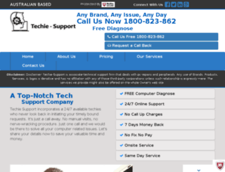 techie-support.com.au screenshot