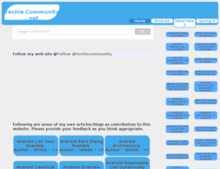 techiecommunity.net screenshot