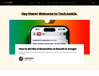 techjunkie.com screenshot