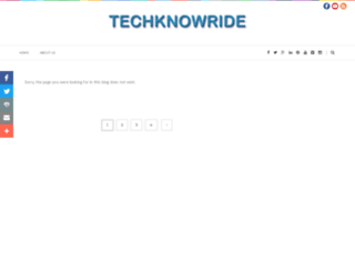 techknowride.in screenshot
