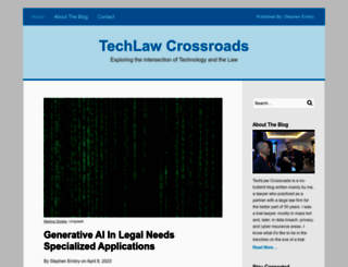 techlawcrossroads.com screenshot
