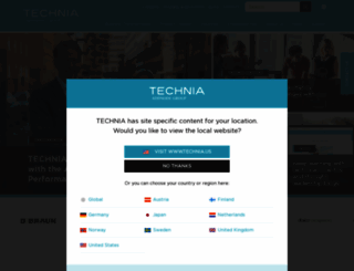 technia.co.uk screenshot