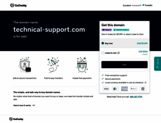 technical-support.com screenshot