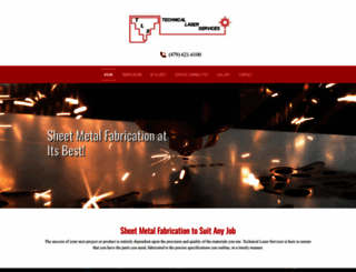 technicallaserservices.com screenshot