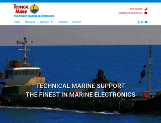 technicalmarine.com screenshot