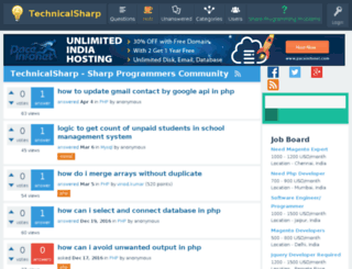 technicalsharp.com screenshot