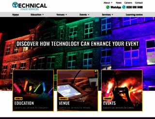 technicalstageservices.co.uk screenshot
