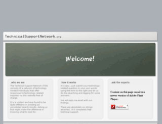 technicalsupportnetwork.org screenshot