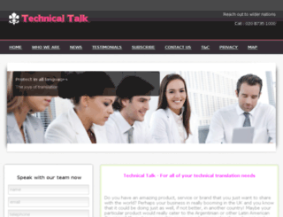 technicaltalk.co.uk screenshot