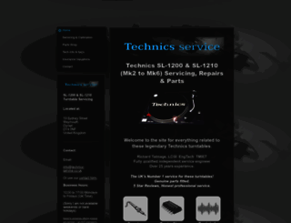 technics-service.co.uk screenshot