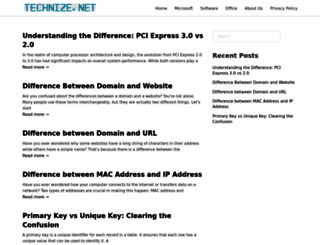 technize.net screenshot