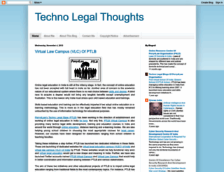 techno-legal.blogspot.com screenshot