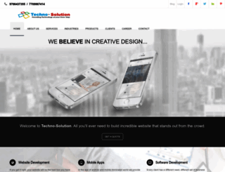 techno-solution.in screenshot
