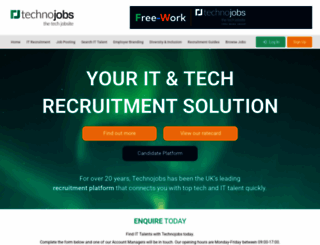 technojobs.co.uk screenshot