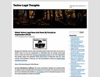 technolegalthoughts.wordpress.com screenshot