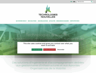 technologiesnouvelles.fr screenshot