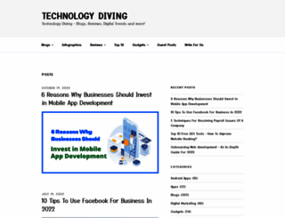 technologydiving.com screenshot
