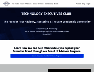 technologyexecutivesclub.com screenshot