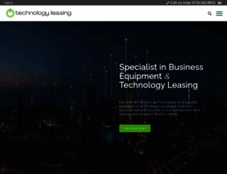 technologyleasing.co.uk screenshot