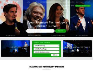 technologyspeakers.com screenshot