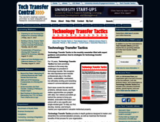 technologytransfertactics.com screenshot
