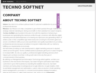 technosoftnet.com screenshot