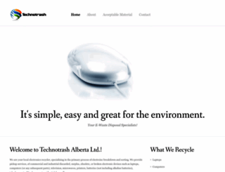 technotrash.ca screenshot
