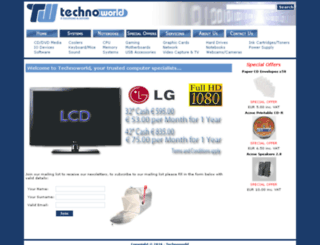 technoworldpc.com screenshot