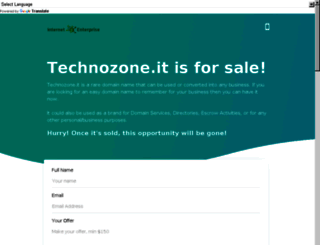 technozone.it screenshot