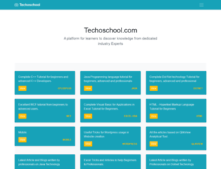 techoschool.com screenshot