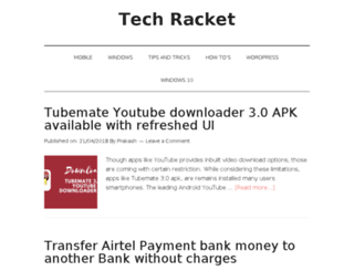 techracket.com screenshot