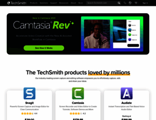 techsmith.com screenshot