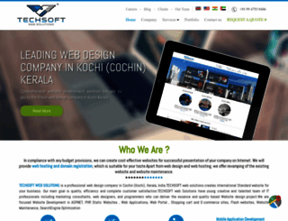 techsoftwebsolutions.com screenshot