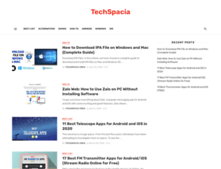 techspacia.com screenshot