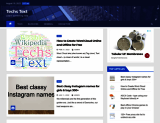 techstext.com screenshot