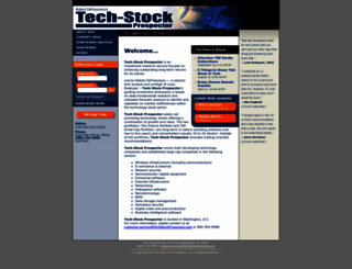 techstockprospector.com screenshot