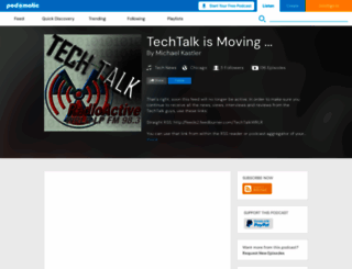 techtalk.podomatic.com screenshot