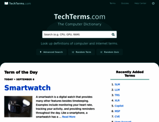 techterms.org screenshot