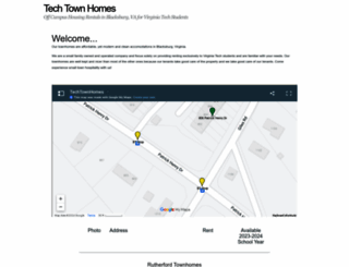 techtownhomes.com screenshot