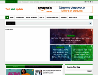 techwebupdate.com screenshot