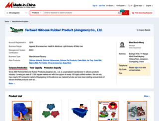 techwellsilicone.en.made-in-china.com screenshot