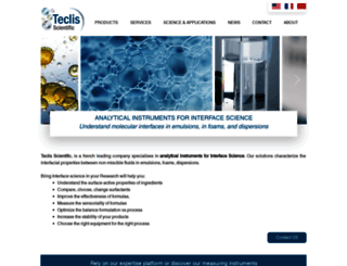 teclis-scientific.com screenshot