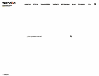tecnalia.com screenshot