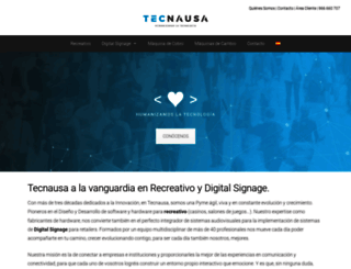 tecnausa.com screenshot