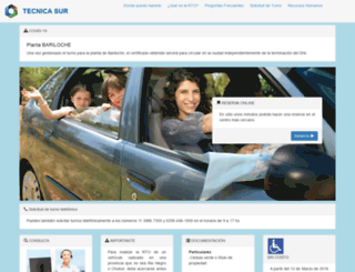 tecnicasur.com screenshot