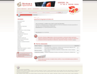 tecnicosyreparaciones.com screenshot